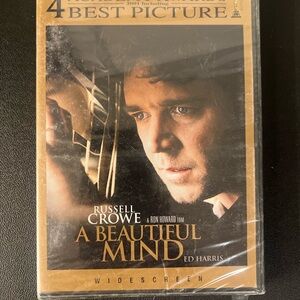A Beautiful Mind (DVD, 2001, Widescreen) New Sealed